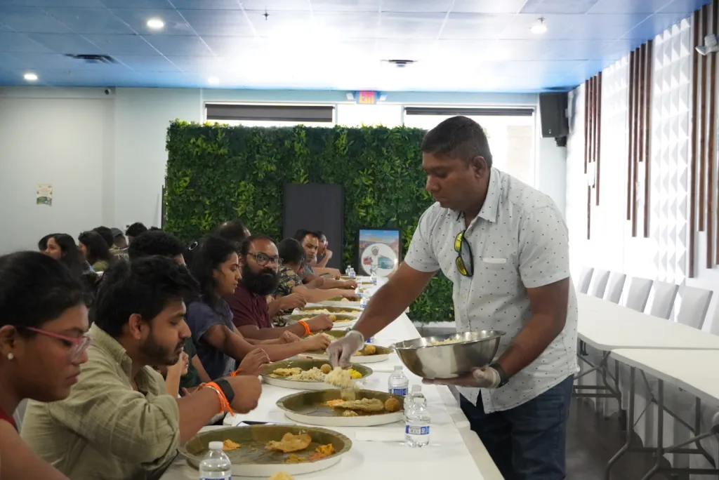 South Indian catering spread from Desi Street Bytes